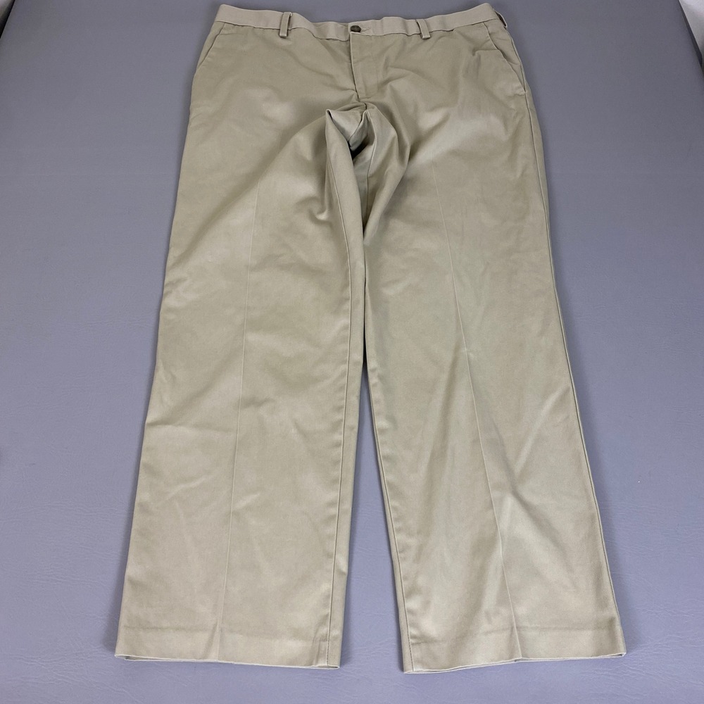 Dockers D2 Pants Men's Size 40x32 Straight Fit Khaki Chino Beige Stretch Cotton